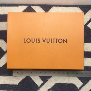 Louis Vuitton Orange Gift Box  Magnetic 14x10x5”